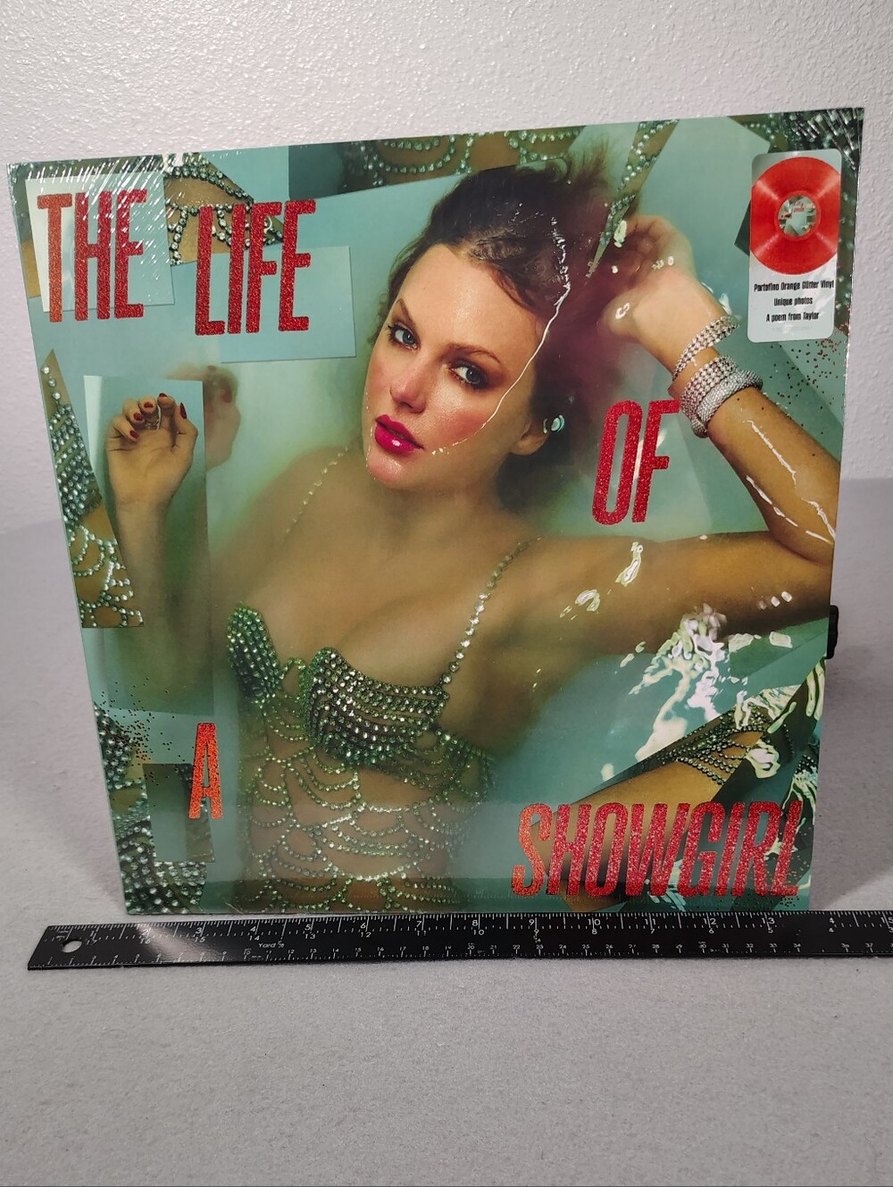 Taylor Swift 'The Life of a Showgirl' Vinyl OrangeGlitter Sealed Brand New